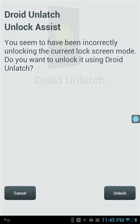 Droid Unlatch, l'app che aiuta a sbloccare lo smartphone in caso di PIN ...