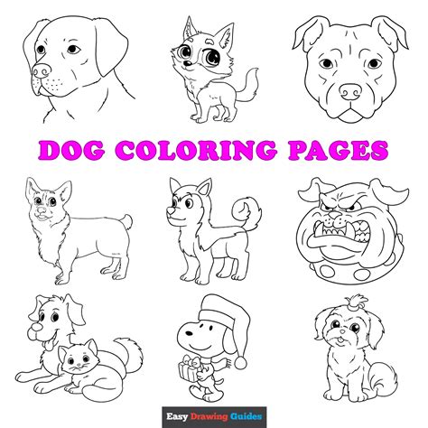 Free Printable Dog Coloring Pages for Kids