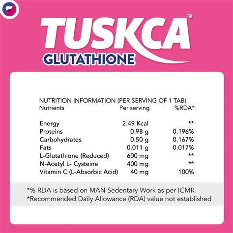 Buy TUSKCA GLUTATHIONE EFFERVESCENT TABLET ORANGE ORANGE - BOTTLE (20 ...