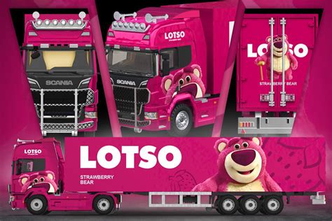 (Pre-Order)(CC644024) Scania Container Truck - Strawberry Bear – 303 ...