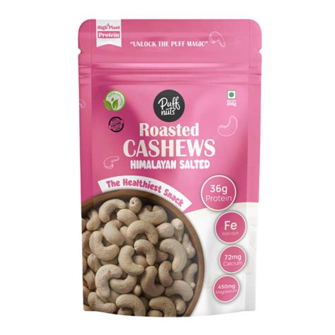 Himalayan Salted Cashew – Puffnuts