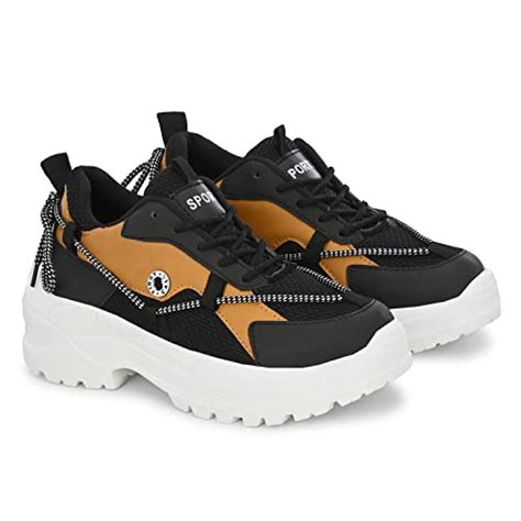 Buy layasa Comfotable Lightweight Casual Sneaker for Women/Girls (Black ...