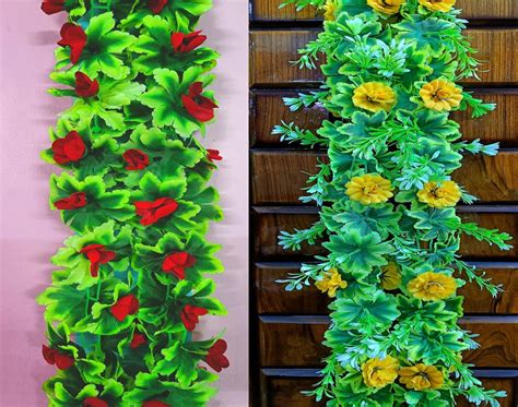 Buy Dynamic Retail Global Artificial Hanging Flowers Plant Garlands ...