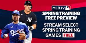Image result for How to Watch MLB Spring Training
