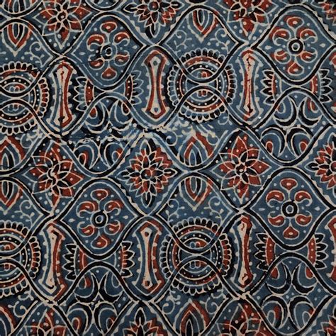 Ajrak Fabrics – Buy Online Ajrak Fabrics, Ajrak Cotton Hand Block Print ...