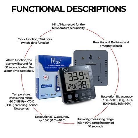 Digital Thermo Hygrometer - Thermo Hygrometer Htc 1 Trader - Wholesaler ...