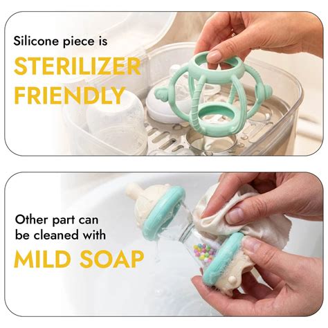 Buy 3-in-1 Grip & Rattle Teether Online - Lillbud
