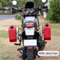 Royal Enfield Himalayan Zana saddle stay exhaust shield & jerry can ...