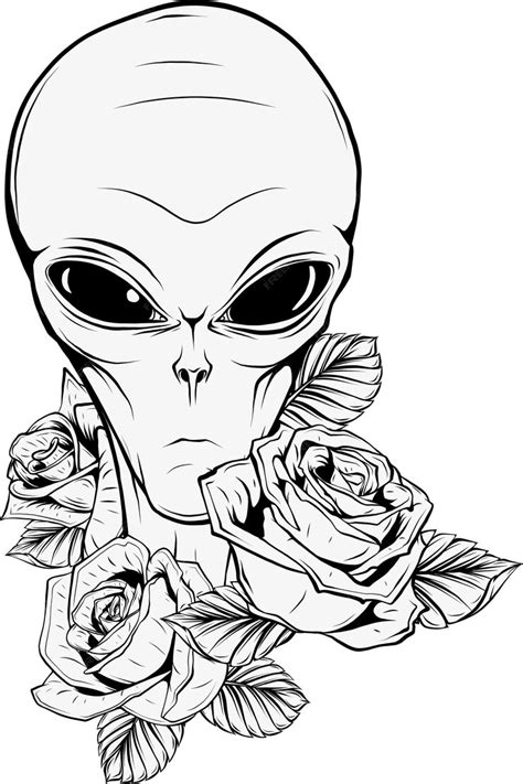 Alien Head Outline 的图像结果