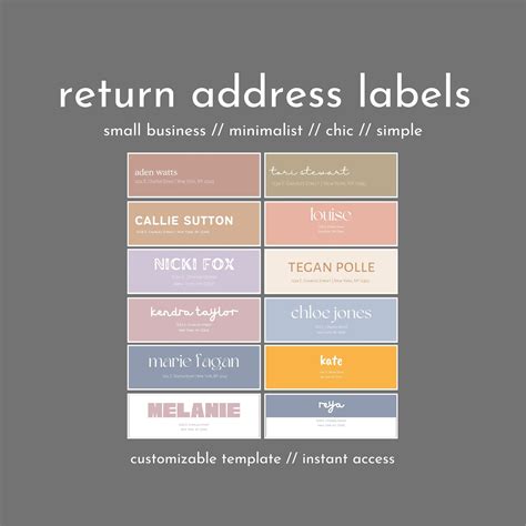 Image result for Return Labels Custom
