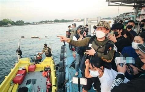 泰国女星拍照意外坠河 搜救十几个小时仍失联 ＊ 阿波罗新闻网
