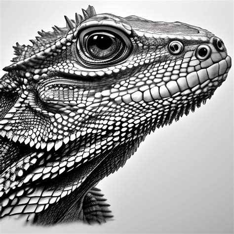 Pet Bearded Dragon Drawings at Walter Mcglothlin blog