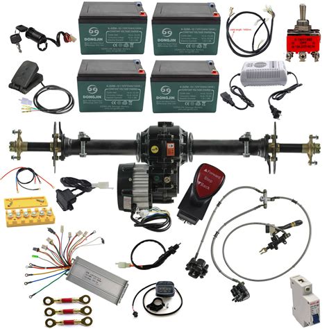 Buy Go kart Rear Axle Kit 1000W Differential Motor Scooter ATV Trike Go ...