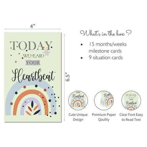 Pregnancy Milestones Cards - Pack Of 24 – Buy Now at My Baby Babbles