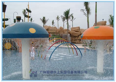 雨磨菇喷水-戏水小品系列-广州碧潮水上乐园设备有限公司