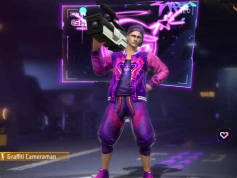 Free Fire Max डेली स्पेशल स्टोर, आज पाएं Graffiti Cameramen Emote