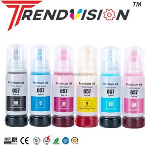 trendvision 057 Combo Ink Bottle for USE in L8050 L18050 Printer Black ...