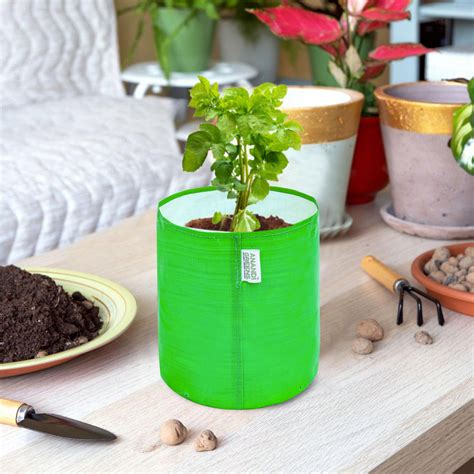 HDPE Circular Grow Bag 6x6 Inch | 260 GSM | UV Protected — Anandi Green's