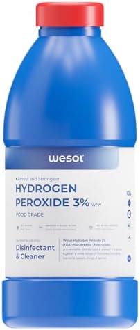 Sri-Balaji Oxychem Food Grade Hydrogen Peroxide (3%, 1 L) : Amazon.in ...