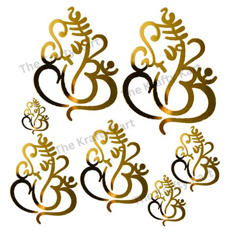 Ganeshji Cutout (B) | The Krafty Kart Resin Store