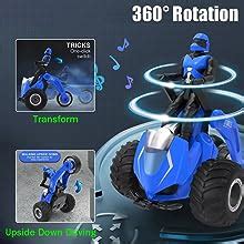 Buy AMRAD® 2.4GHz Electric Kids RC Toys 360 Degree Rotation Drift ...