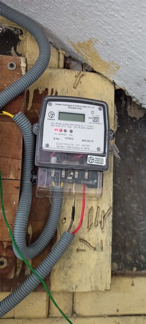 Indotech Electronic Energy Sub Meter AC Single Phase 2-Wire Static kWh ...