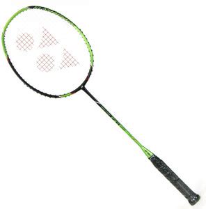 YONEX VOLTRIC FB STRUNG WITH NANOGY 99 Green Strung Badminton Racquet ...