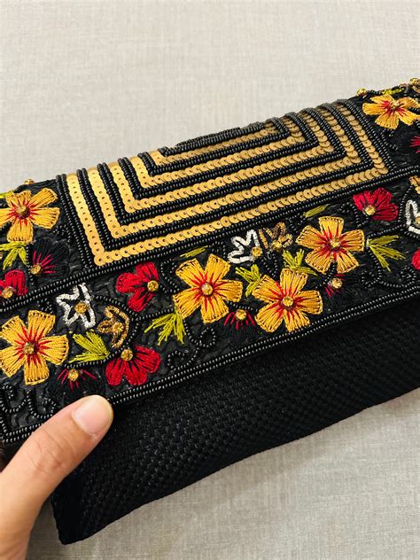 Zardozi and Jute Clutch