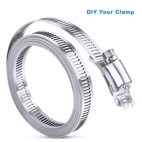 Steelsoft DIY Hose Clamp System Kit - 9.8 FT Band + 6 India | Ubuy