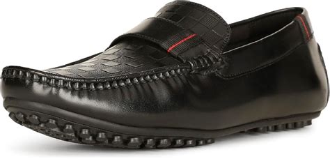 Red Label Percy Texture Men's Loafer in Black - Price History