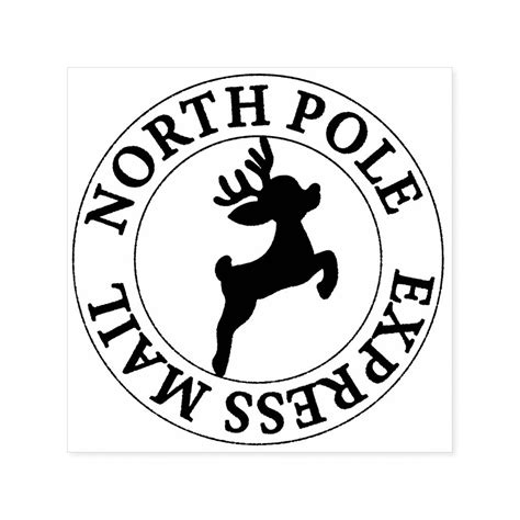 North Pole Ink Stamp - Famous Stamp Collections