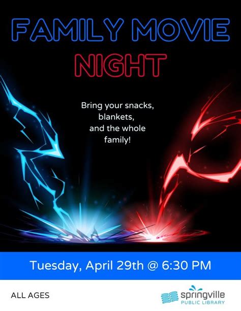 Family Movie Night, 45 S Main St, Springville, UT, United States, Utah ...