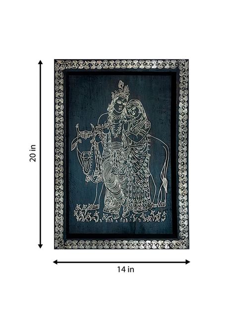 Buy The Divine Radha Krishna in tarkashi Inlay Online in India