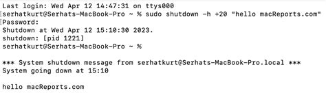 Image result for Mac OS Shut Down Command