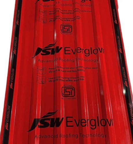 Color Coated Roofing Sheet - 0.50mm Everglow AZ-150 JSW Metal Roofing ...