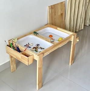 Buy Kiddies Kingdom Sensory + Art + Study Table Table & Chair For Ages ...