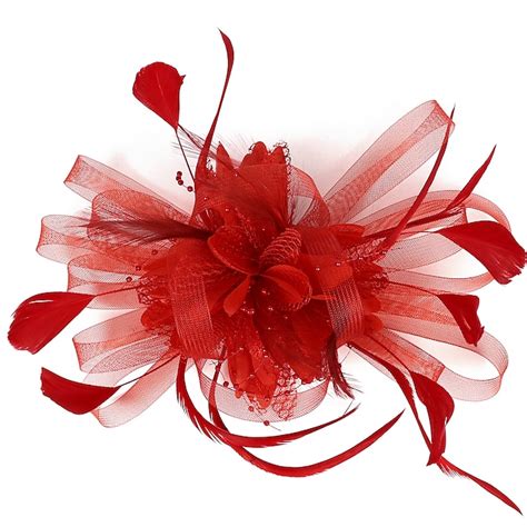 Fascinators Headwear Headpiece Tulle Feathers Formal Business ...