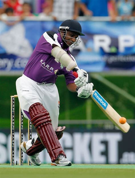 Woodworm All Stars captain Sanath Jayasuriya in action of day two of ...