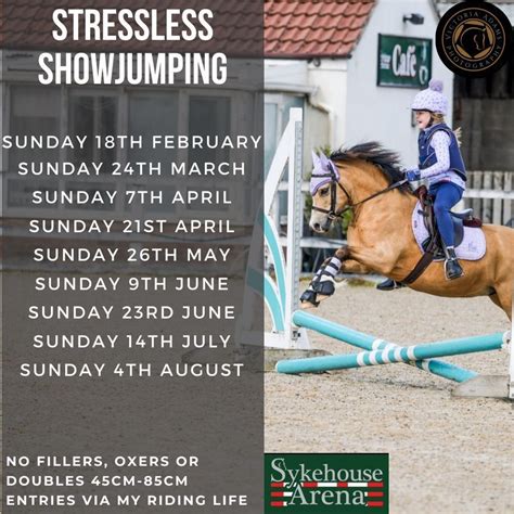 Stressless Showjumping- open to all, Sykehouse, Goole, 26 May 2024 ...