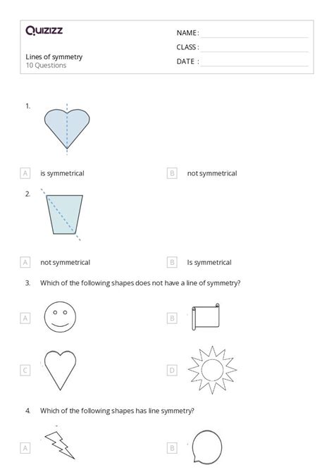 50+ Symmetry worksheets for 2nd Class on Quizizz | Free & Printable