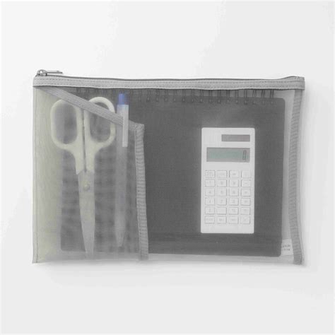 NYLON MESH POUCH WITH POCKET