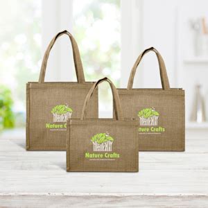 Printed Jute Bags Combo | VistaPrint