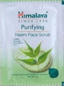 HIMALAYA Purifying neem scrub 8gm, Pack of 12 Scrub - Price in India ...