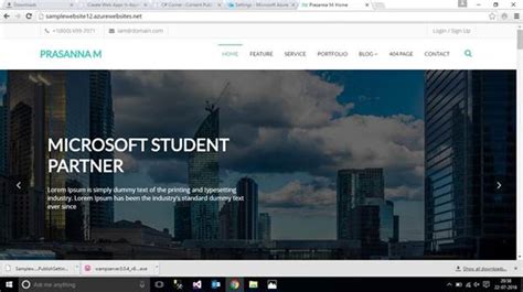 Image result for Visual Studio Web App