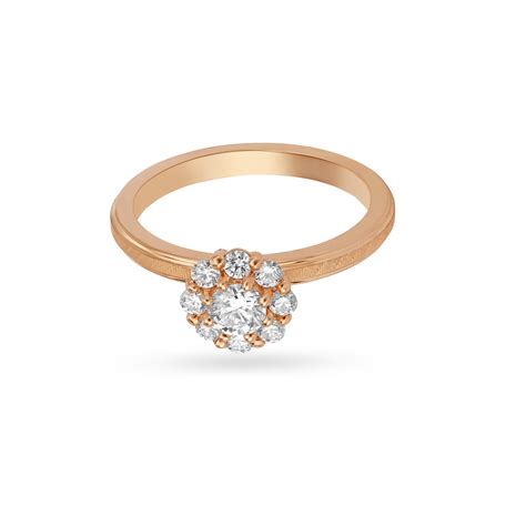 Gleaming Rose Gold Finger Ring