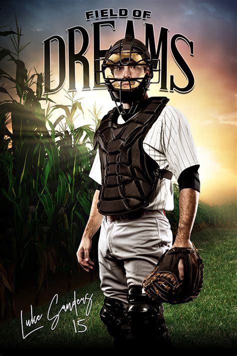 Multi-Sport Photo Template - Field of Dreams II - Photoshop Layered ...