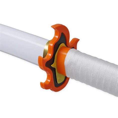 Demon Slayer Kyoujuro Rengoku Nichirin Wooden Blade Katana for Cosplay