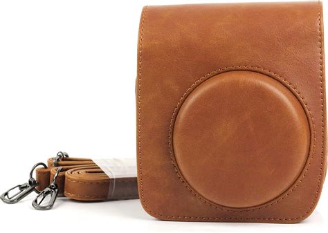 Buy Shopizone Classic Vintage PU Leather Compact Case with Strap for ...