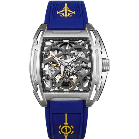 Buy CIGA DESIGN Men Z Series Aircraft Carrier Silver Rectangular Dial ...