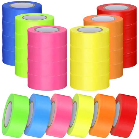 Hoolerry Flagging Tape Assorted Colors, Non Adhesive India | Ubuy